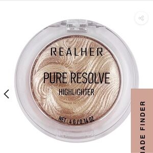 RealHer Pure Resolve Highlighter in Champagne